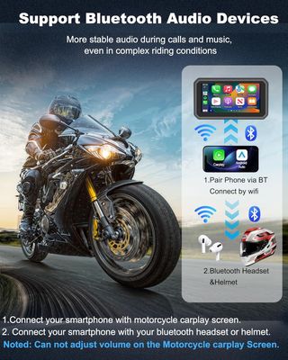 Carplay Android Auto para Moto 4K