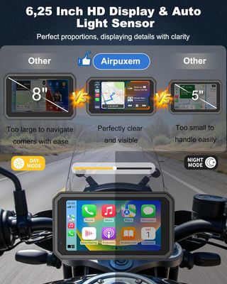 Carplay Android Auto para Moto 4K