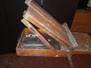 Maleta caballete estilo francés