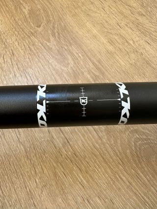 Manillar Bici Adventure Drop Bar Negro 48cm