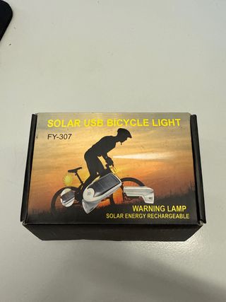 Luz Bicicleta Solar USB FY-307
