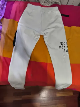 Pantalones de chándal blancos