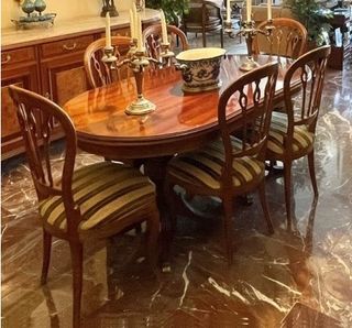 Mesa comedor y 6 sillas