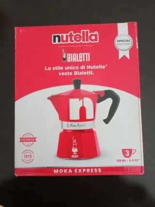 Moka Bialetti Nutella Special Edition Rossa