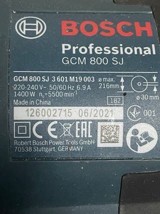 Ingletadora telescópica Bosch