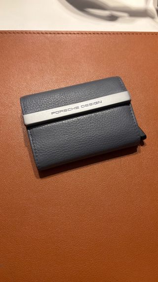 Cartera Secrid Porsche Design Gris Plata