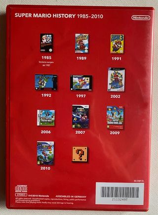 Giochi Super Mario HISTORY 1985-2010 Nintendo DVD