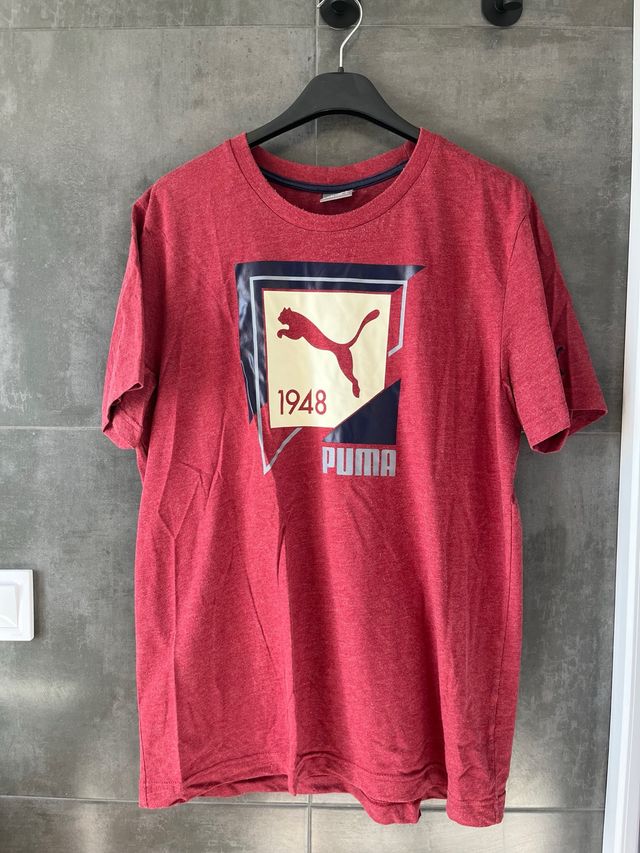 Camiseta Puma hombre roja 