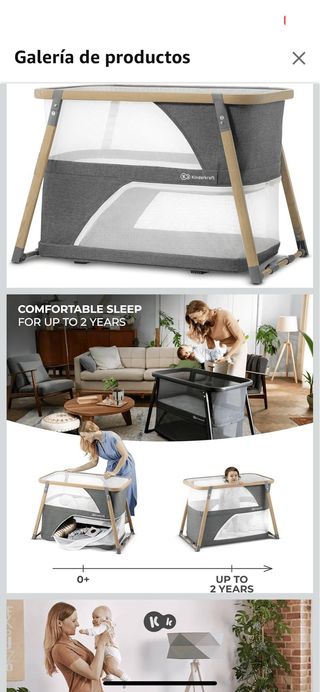 Cuna Kinderkraft de Viaje Plegable SOFI