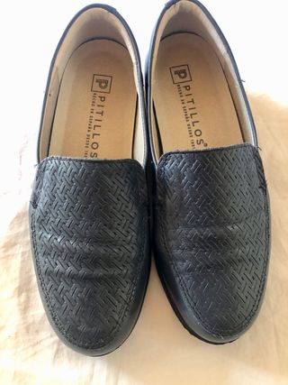 Zapatos Pitillos Azul Marino