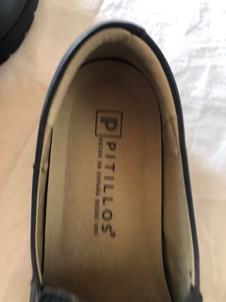 Zapatos Pitillos Azul Marino