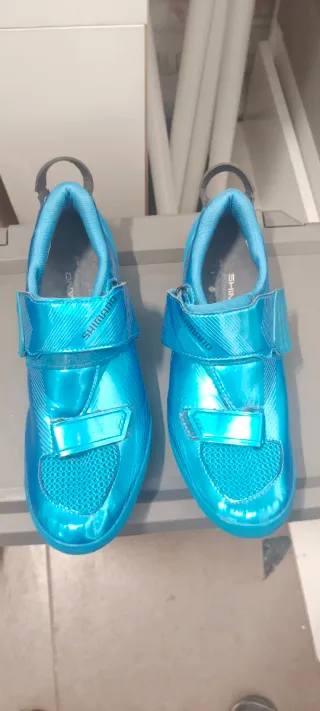 Zapatillas Ciclismo Shimano TR9 Azul