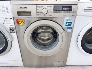LAVADORA SIEMENS ACERO 8 KG 1400 RPM A+++