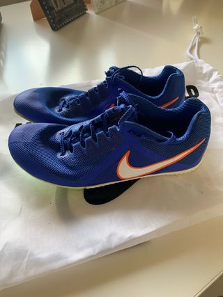 Zapatillas Clavos Nike Junior Azul Naranja