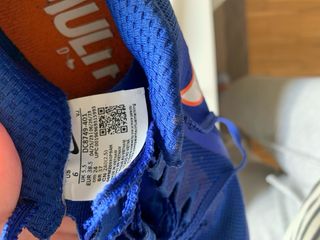 Zapatillas Clavos Nike Junior Azul Naranja