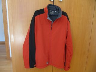 Chaqueta polar naranja y negra Talla L