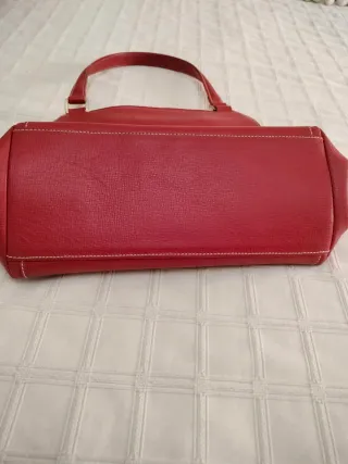 Bolso de piel rojo Acosta