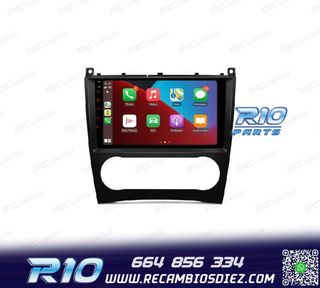 RADIO GPS ANDROID 13 PARA MERCEDES CLASE C W203 CLK W209 G W