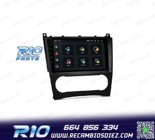 RADIO GPS ANDROID 13 PARA MERCEDES CLASE C W203 CLK W209 G W