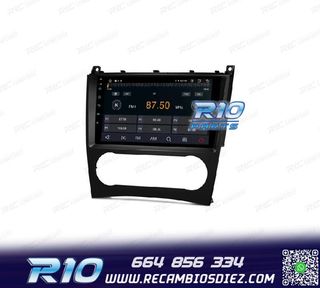 RADIO GPS ANDROID 13 PARA MERCEDES CLASE C W203 CLK W209 G W