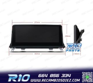 RADIO GPS ANDROID 10 BMW X5 E70 X6 E71 11-13 CIC