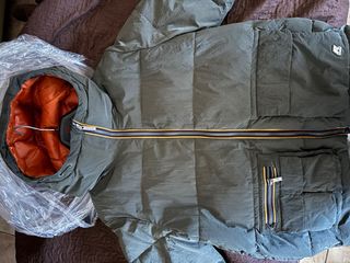 Giubbino K-Way Verde Taglia L