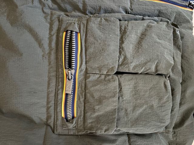 Giubbino K-Way Verde Taglia L