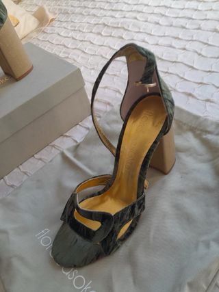 Sandalias tacón flordeasoka