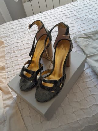 Sandalias tacón flordeasoka