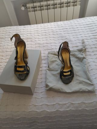 Sandalias tacón flordeasoka