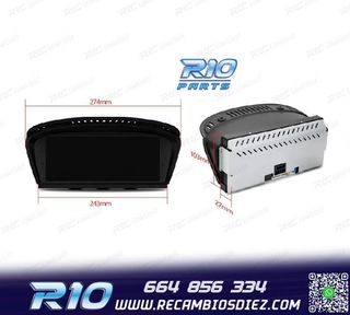 RADIO GPS ANDROID 12 PARA BMW SERIE 3 E90 E91 E92 E93 SERIE