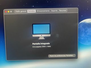 iMac 21,5” Apple 2015 Plata/Blanco