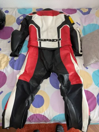 Mono de cuero SPIDI para moto