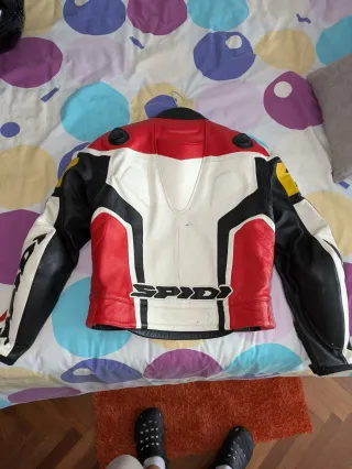Mono de cuero SPIDI para moto