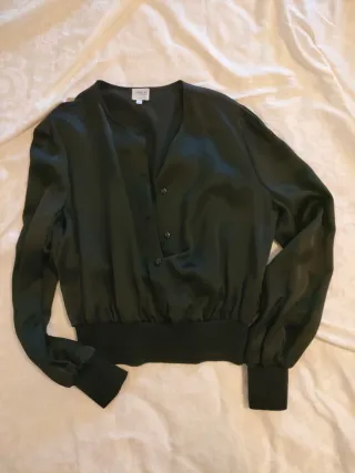 Camicia Seta Armani Collezioni nera