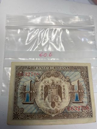 Billete 1 peseta Banco de España 1940