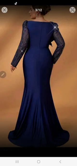 Vestido de fiesta azul