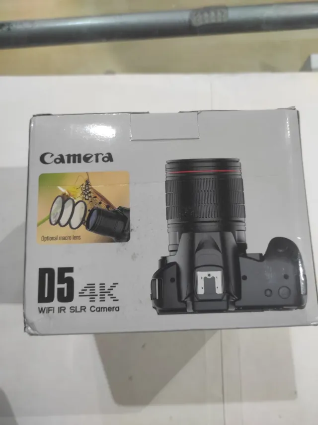 Cámara D5 4K WiFi IR SLR sin estrenar