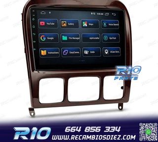 RADIO GPS ANDROID 13 PARA MERCEDES CLASE S W220 98-05