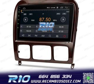 RADIO GPS ANDROID 13 PARA MERCEDES CLASE S W220 98-05