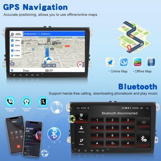 Radio Android Coche VW Seat Skoda
