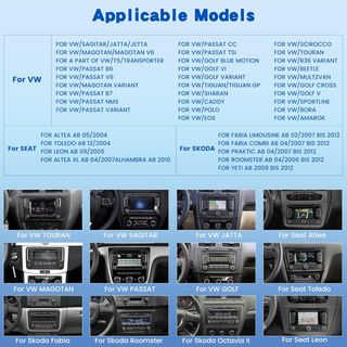Radio Android Coche VW Seat Skoda