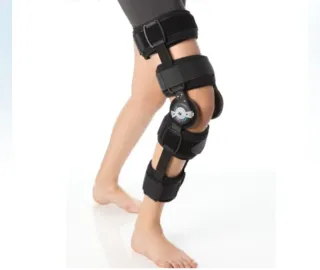 Rodillera Ortopédica Postoperatoria Ajustable