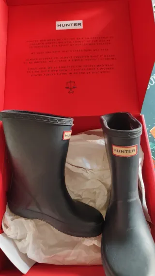 Botas de agua Hunter azul marino talla 27