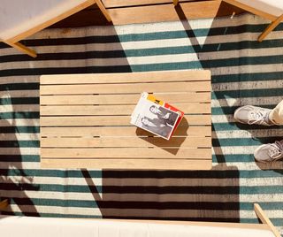 Muebles Terraza Madera + Cojines Impermeables