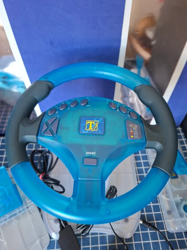 N64/PS2/PS1 VOLANTE +PEDALES +CAMBIO CON FRENO