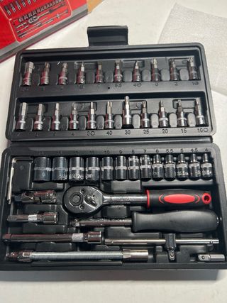 Juego de Vasos y Puntas 46 Piezas 1/4