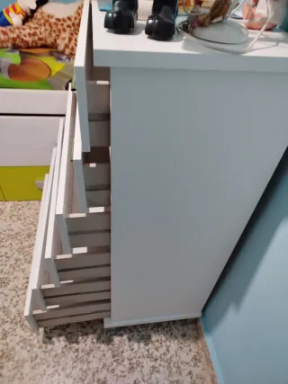 Sinfonier cómoda cajonera blanca