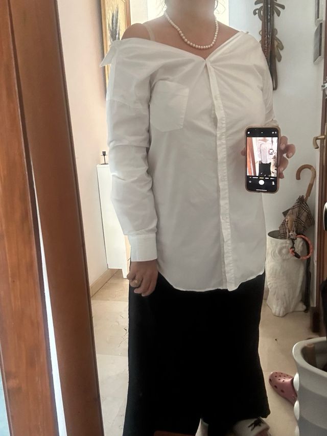 Silvian Heach Camisa Hombros Descubiertos Talla M