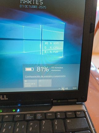 Portátil Dell D420 Negro